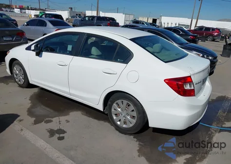 2012 Honda Civic Lx из США, поврежденный, VIN 19XFB2F53CE392003